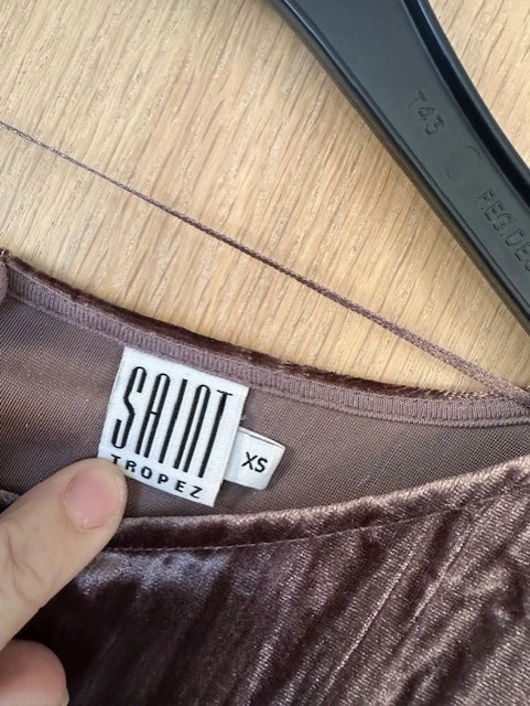 velvet dress Saint-Tropez size XS (nr975a) – photo 2